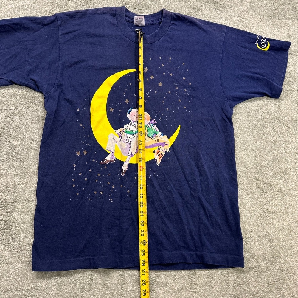 Vintage‎ T-Shirt, Crazy For You Musical, mens Size L, Single Stitch, Blue - Picture 5 of 8